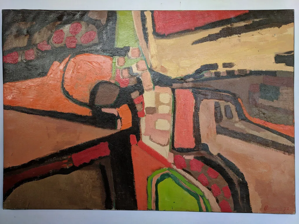 Vue aerienne rouge II