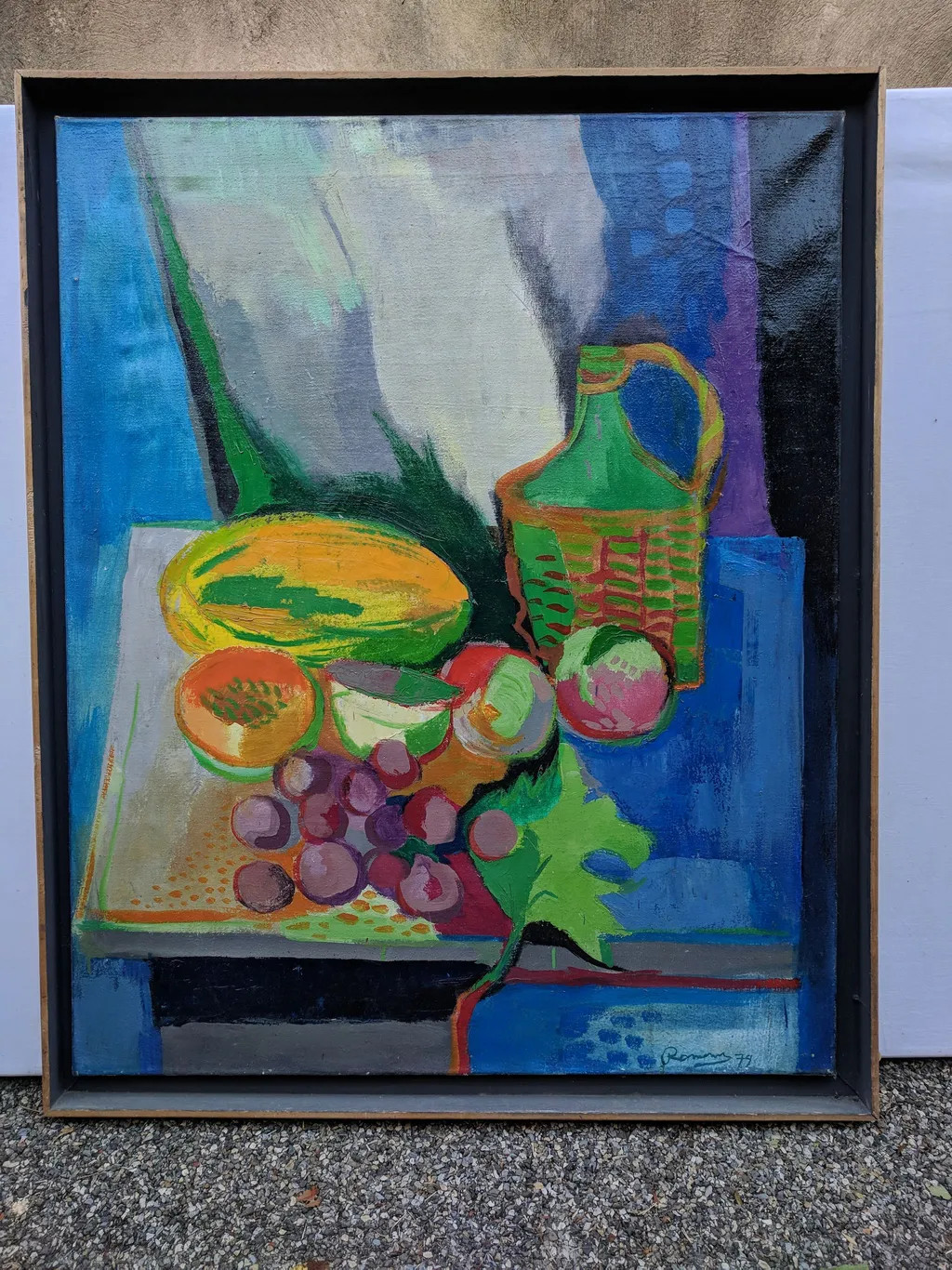 Nature morte au melon / Fruits et pichet