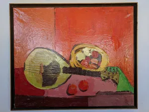 Mandoline sur fond Chaud