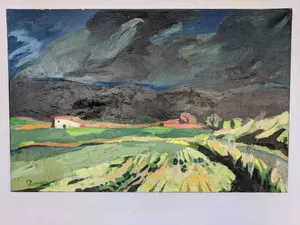 La tempéte route de Cucuron